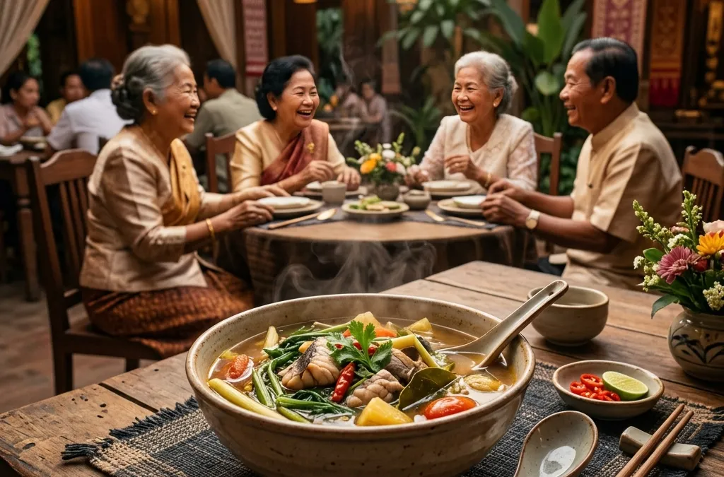 ម្ហូបក្តៅៗ និងរសជាតិដូចគ្នាគ្រប់តុ